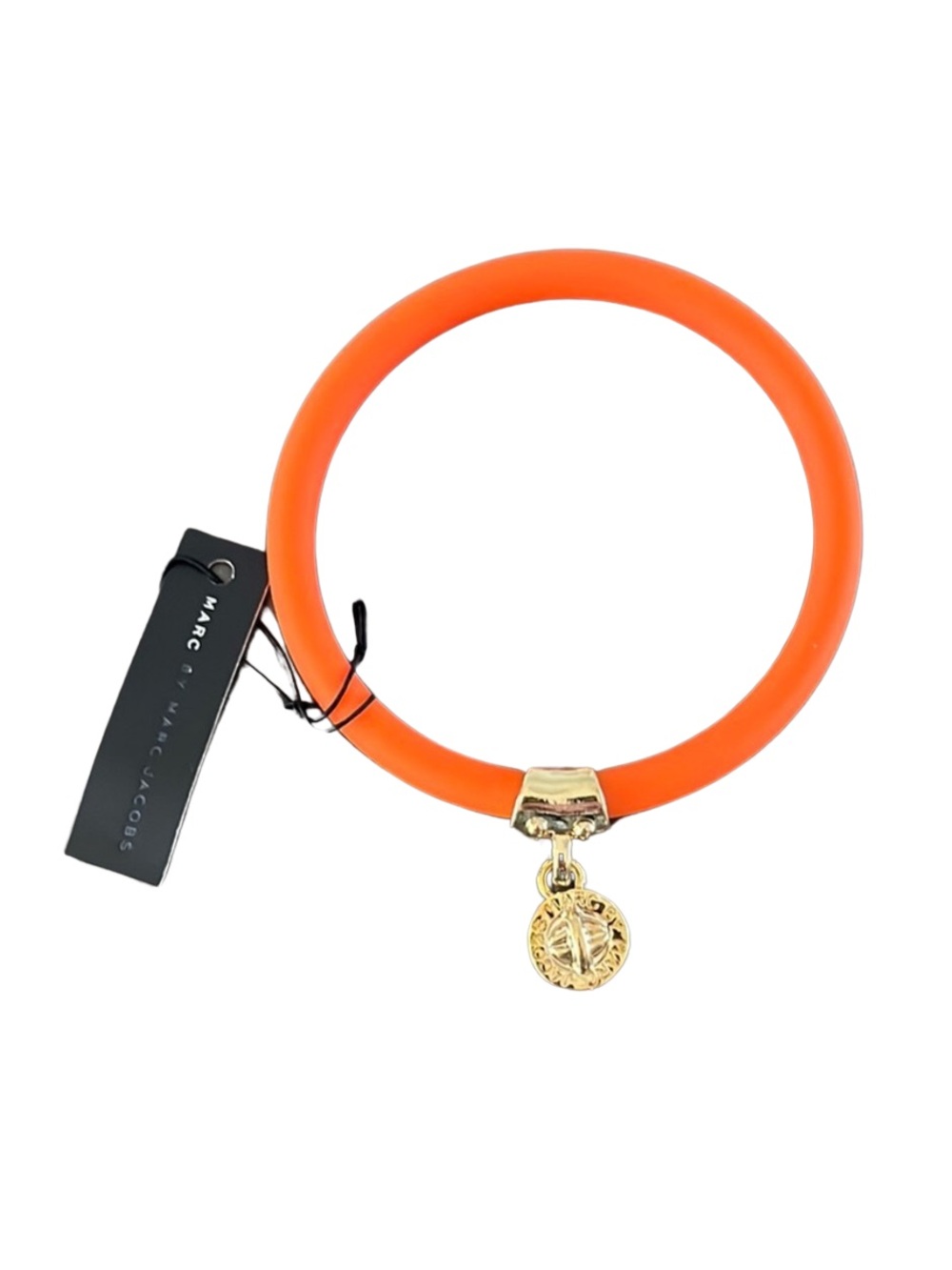 MARC by Marc Jacobs Silicone Bracelet With Gold Charm-NWT